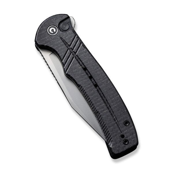 Ніж складаний туристичний Civivi Cogent, (8.8 см) 14C28N / Micarta чорний 64347 фото