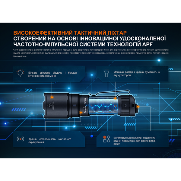 Тактичний ліхтар ручний Fenix TK05R 67478 фото