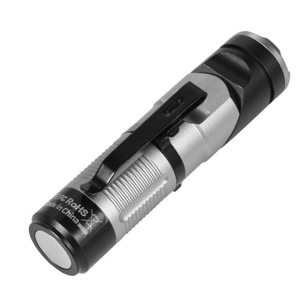 Ліхтар з кліпсою Naturehike CNK2450ZM013, чорно-сірий 70932 фото