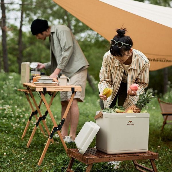 Туристичний холодильник Naturehike CNK2300BS011; 33 л; бежевий 65794 фото