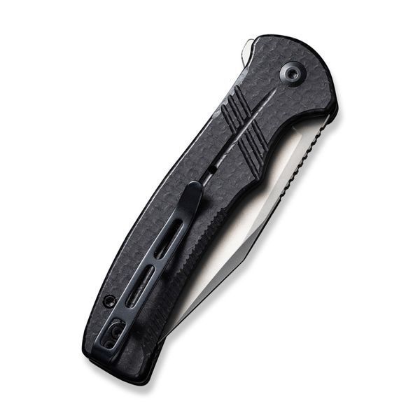 Ніж складаний туристичний Civivi Cogent, (8.8 см) 14C28N / Micarta чорний 64347 фото