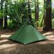 Намет надлегкий із гострою верхівкою Naturehike NH17T030-L; темний зелений 65208 фото 7