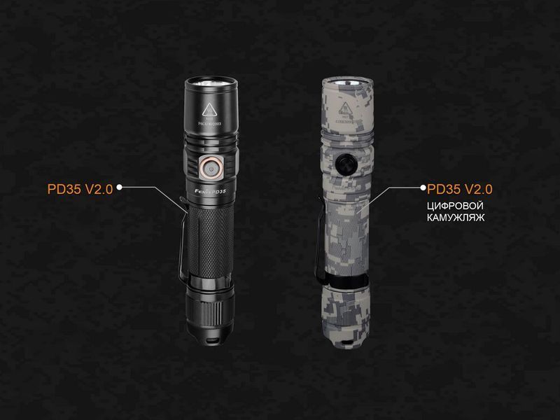 Ліхтар ручний Fenix PD35 V20 Camo Edition Cree XP-L HI LED 44373 фото