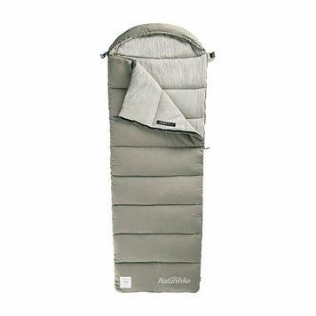 Спальник з капюшоном із звичайним мішком для зберігання Naturehike M400 CNK2350WS023, (1&deg;C), лівий, зелений 70332 фото