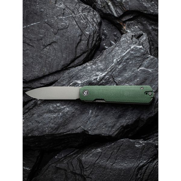 Ніж складаний кишеньковий Civivi Sendy, (7.2 см) Nitro-V / Micarta темно-зелений 70298 фото