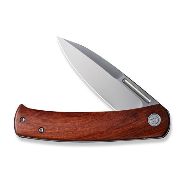 Ніж складаний туристичний Civivi Cetos, (8.8 см) 14C28N / Micarta & Stainless чорний 64353 фото