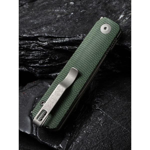 Ніж складаний кишеньковий Civivi Sendy, (7.2 см) Nitro-V / Micarta темно-зелений 70298 фото