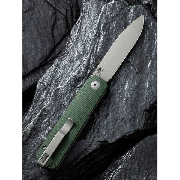 Ніж складаний кишеньковий Civivi Sendy, (7.2 см) Nitro-V / Micarta темно-зелений 70298 фото