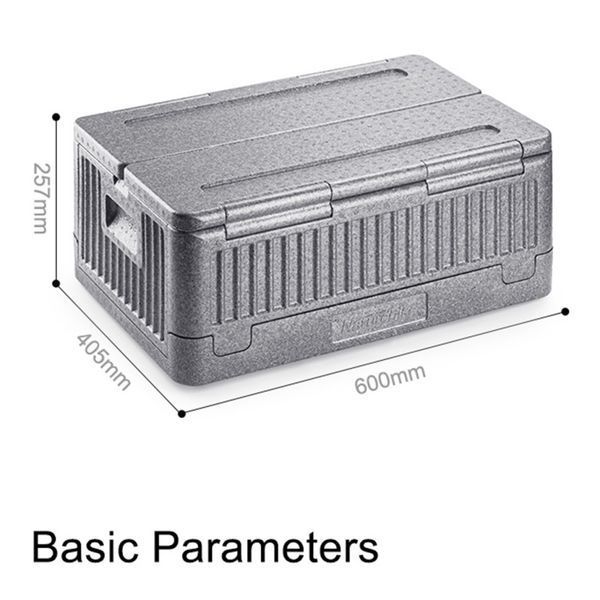 Складаний контейнер Naturehike ЕPP box NH20SJ033 40 л, сірий 61670 фото