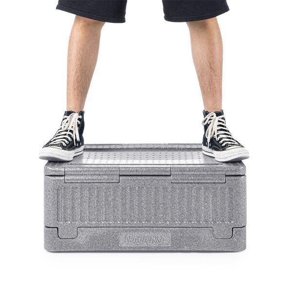 Складаний контейнер Naturehike ЕPP box NH20SJ033 40 л, сірий 61670 фото