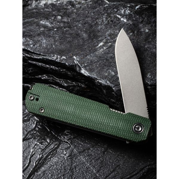 Ніж складаний кишеньковий Civivi Sendy, (7.2 см) Nitro-V / Micarta темно-зелений 70298 фото