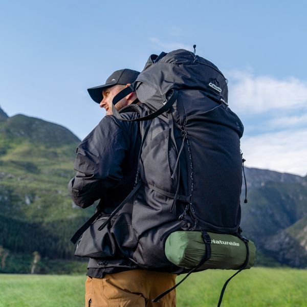 Матрац надувний одинарний Naturehike CNK2550WS019; 65 мм; із мішком для надування; синій 71510 фото