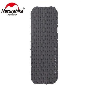 Матрац туристичний надувний одномісний Naturehike FC-10 NH19Z001-P, 195х59х65 мм, графітовий для кемпінгу 65285 фото
