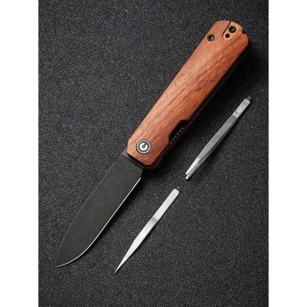 Ніж складаний кишеньковий Civivi Sendy, (7.2 см) Nitro-V / Guibourtia Wood 70299 фото