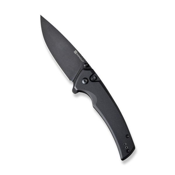 Ніж складаний туристичний Sencut Serene, (8.8 см) D2 / Aluminum чорний 69289 фото