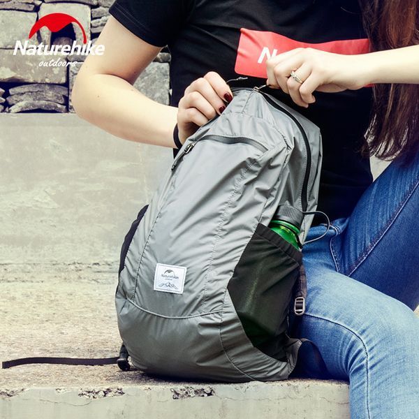Рюкзак компактний надлегкий Naturehike&nbsp;Ultralight&nbsp;NH17A012-B, 18 л, чорний 57529 фото