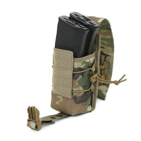 Универсальный закрытый подсумок под магазины AK и AR Multicam MOLLI PS-066 фото