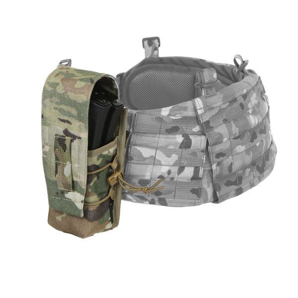 Универсальный закрытый подсумок под магазины AK и AR Multicam MOLLI PS-066 фото