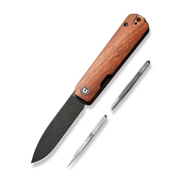 Ніж складаний кишеньковий Civivi Sendy, (7.2 см) Nitro-V / Guibourtia Wood 70299 фото