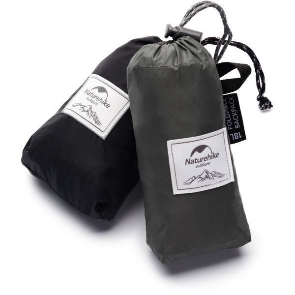Рюкзак компактний надлегкий Naturehike&nbsp;Ultralight&nbsp;NH17A012-B, 18 л, чорний 57529 фото