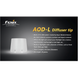 Дифузійний фільтр ТК41/ТК60 білий Fenix AOD-L 44437 фото 5