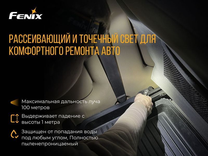 Ліхтар налобний Fenix HL26R блакитний 45848 фото