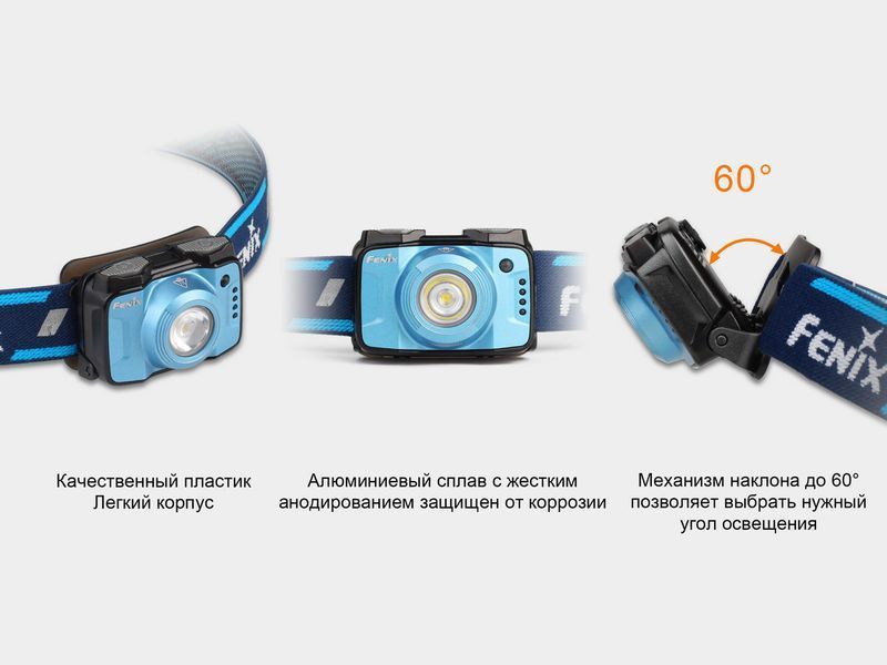 Ліхтар налобний Fenix HL12R фіолетовий 45004 фото