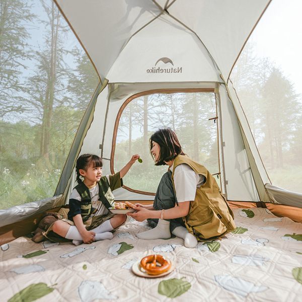 Тент для кемпінгу Naturehike CNK2450WS021, бежевий 69509 фото