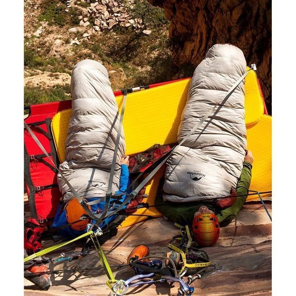 Спальник з натуральним пухом Naturehike Snowbird NH20YD001; p-р M; коричневий 510 г 65418 фото