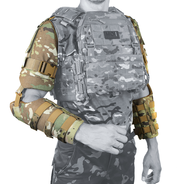 Комплект баллистической защиты плеч и предплечья &ldquo;ARM Protection&rdquo; 1 или 2 класса, мультикам, MOLLI 107906-1 фото