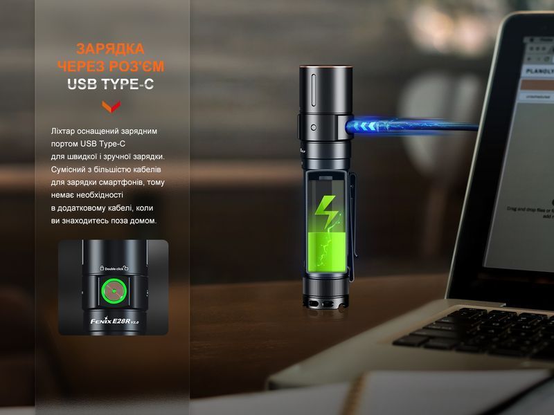 Ліхтар ручний Fenix E28R V2.0 64801 фото