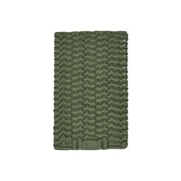 Матрац туристичний надувний двомісний Naturehike CNK2550WS019, 200х125х6.5 см, зелений із вбудованою помпою для надування 71513 фото