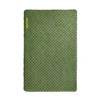 Матрац туристичний надувний двомісний Naturehike CNK2450WS014, надлегкий, 200х132х8 см, зелений із мішком для надування 68972 фото