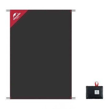 Килимок для пікніка водостійкий надлегкий Naturehike Moisture Picnic Mat NH17D050-B, 145x100 см, чорний 65287 фото