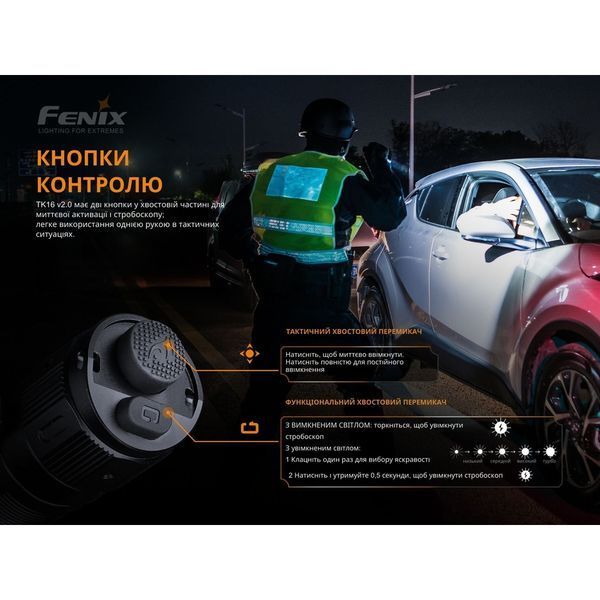 Ліхтар ручний Fenix TK16 V2.0, зелений 64865 фото