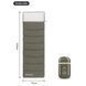 Спальник з капюшоном Naturehike LD350 CNK2300SD016, темно-зелений 67632 фото 4