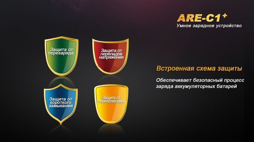 Зарядний пристрій Fenix 2*26650 18650 16340 14500 10440 АА ААА С 45948 фото